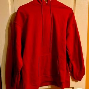 Plain Red Hoodie